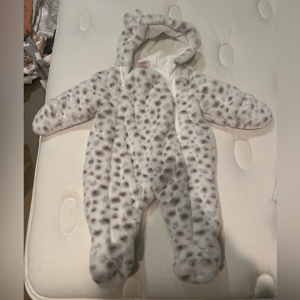 3-6 month hooded baby jumpsuit outerwear bunting